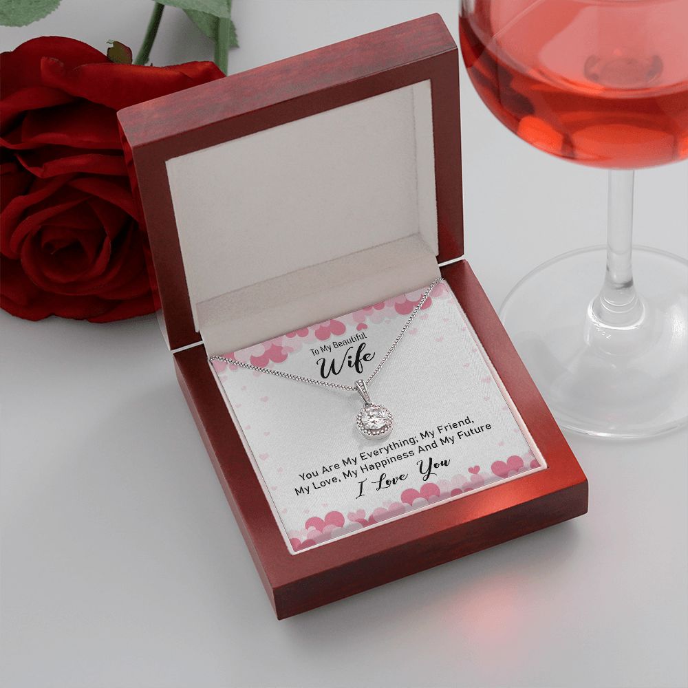 To My Wife You Are My Everything Eternal Hope Necklace Message Card-Express Your Love Gifts