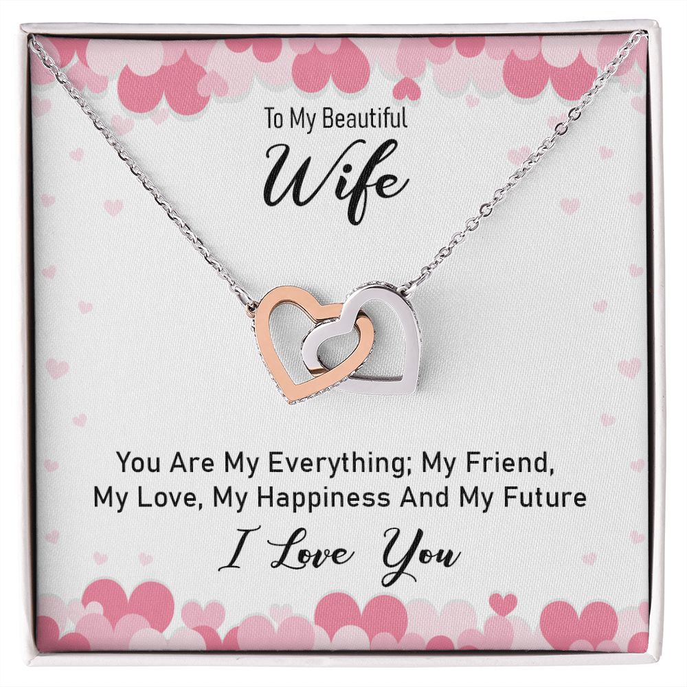 To My Wife You Are My Everything Inseparable Necklace-Express Your Love Gifts
