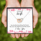 To My Wife You Are My Everything Inseparable Necklace-Express Your Love Gifts