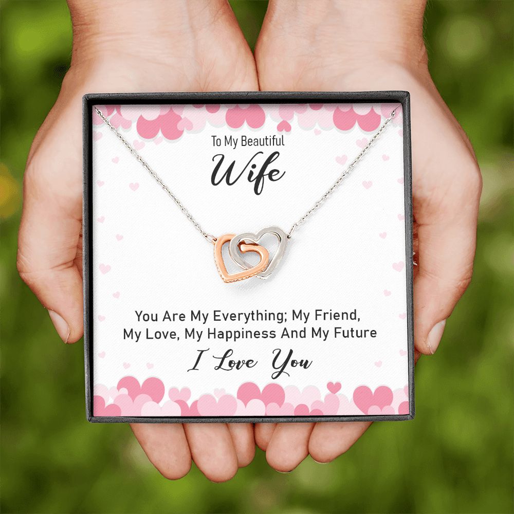 To My Wife You Are My Everything Inseparable Necklace-Express Your Love Gifts