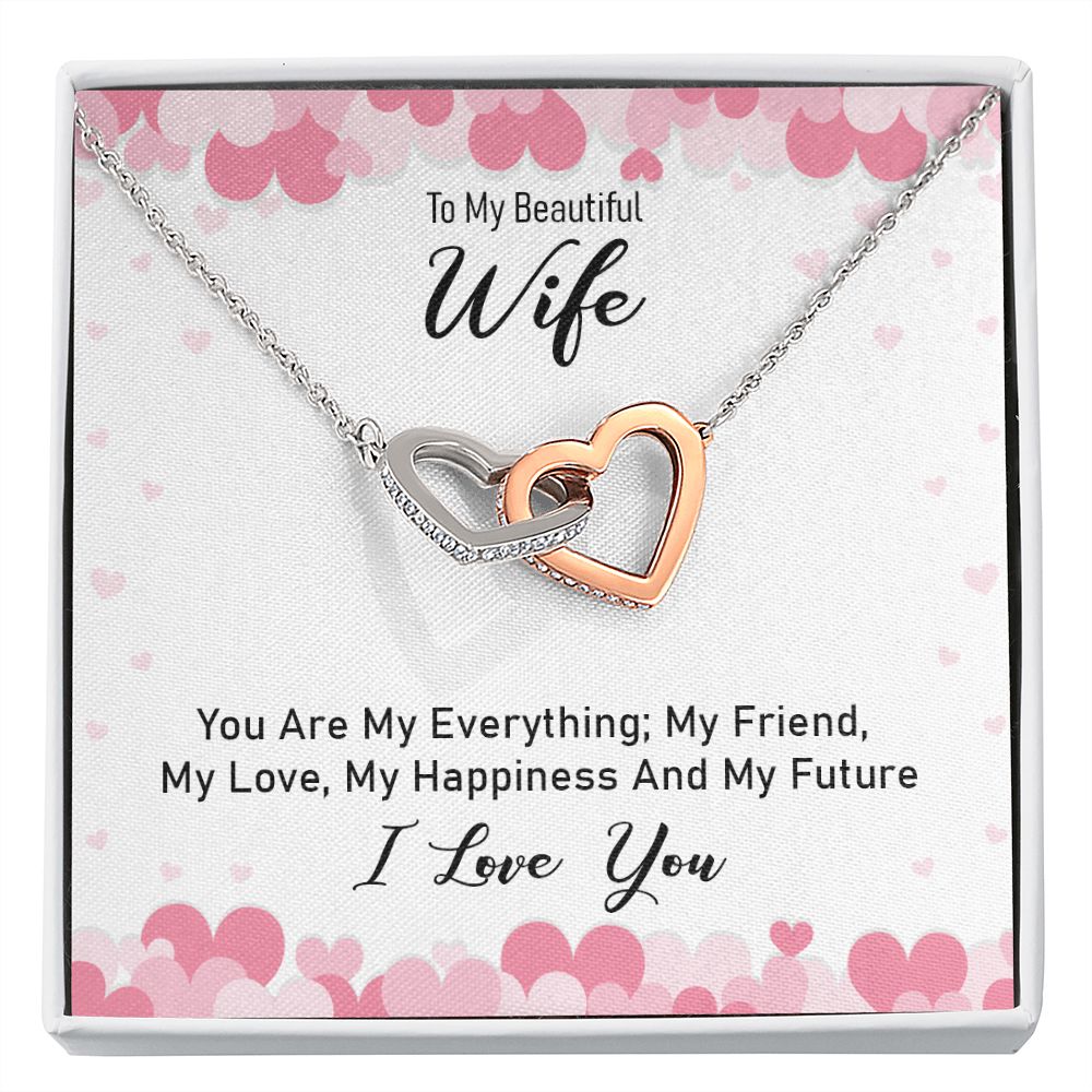 To My Wife You Are My Everything Inseparable Necklace-Express Your Love Gifts