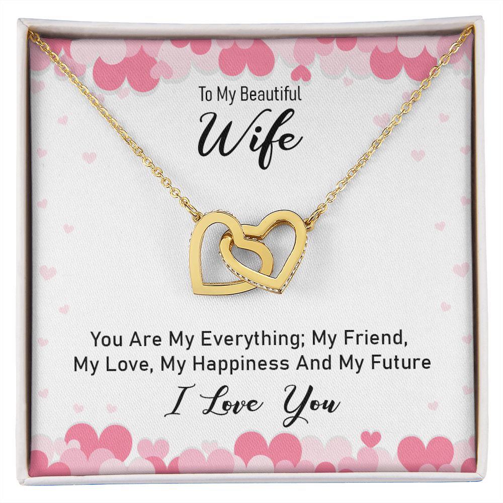 To My Wife You Are My Everything Inseparable Necklace-Express Your Love Gifts