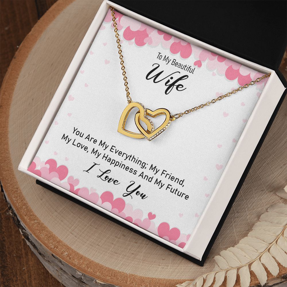 To My Wife You Are My Everything Inseparable Necklace-Express Your Love Gifts