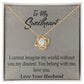 To My Wife You Belong With Me Infinity Knot Necklace Message Card-Express Your Love Gifts