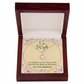 To My Wife You Brighten Up My Day Alluring Ribbon Necklace Message Card-Express Your Love Gifts