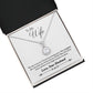 To My Wife You Complete Me Eternal Hope Necklace Message Card-Express Your Love Gifts