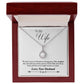 To My Wife You Complete Me Eternal Hope Necklace Message Card-Express Your Love Gifts
