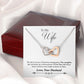 To My Wife You Complete Me Inseparable Necklace-Express Your Love Gifts