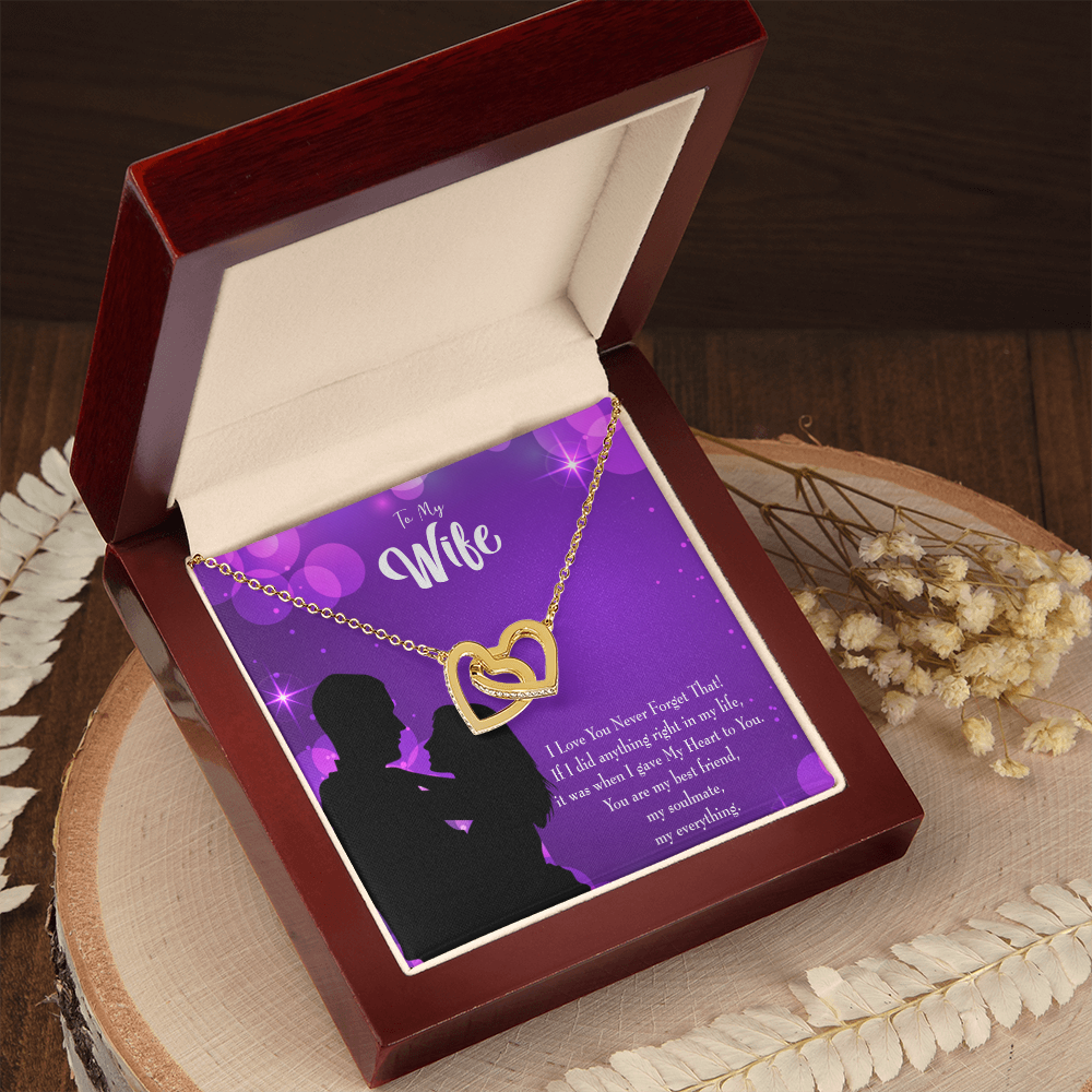 To My Wife You Have my Heart Inseparable Necklace-Express Your Love Gifts