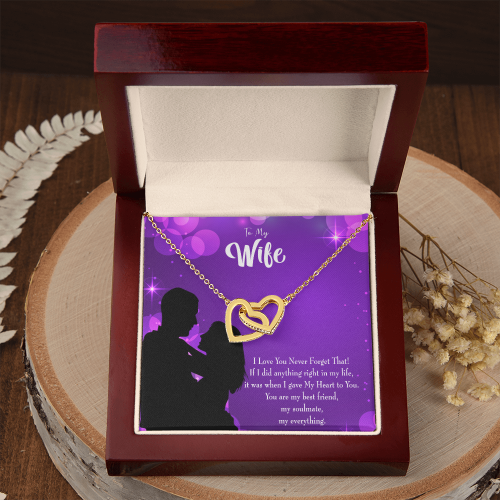 To My Wife You Have my Heart Inseparable Necklace-Express Your Love Gifts