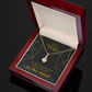 To My Wife You Light Up My Day Alluring Ribbon Necklace Message Card-Express Your Love Gifts