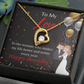 To My Wife You Make Me Better Birthday Message Forever Necklace w Message Card-Express Your Love Gifts