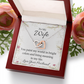 To My Wife You Paint My World Inseparable Necklace-Express Your Love Gifts