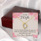 To My Wife You’re a Breath of Fresh Air Forever Necklace w Message Card-Express Your Love Gifts