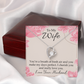 To My Wife You’re a Breath of Fresh Air Forever Necklace w Message Card-Express Your Love Gifts