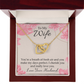 To My Wife You’re a Breath of Fresh Air Inseparable Necklace-Express Your Love Gifts