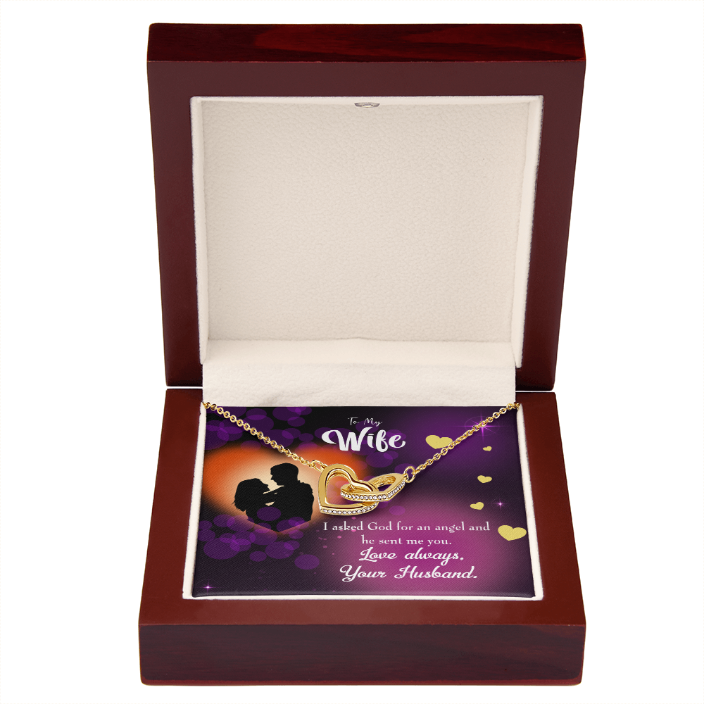 To My Wife You're an Angel Inseparable Necklace-Express Your Love Gifts