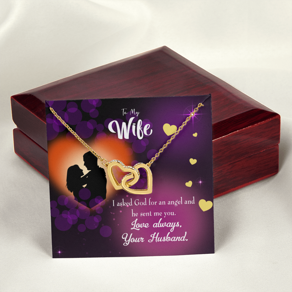 To My Wife You're an Angel Inseparable Necklace-Express Your Love Gifts