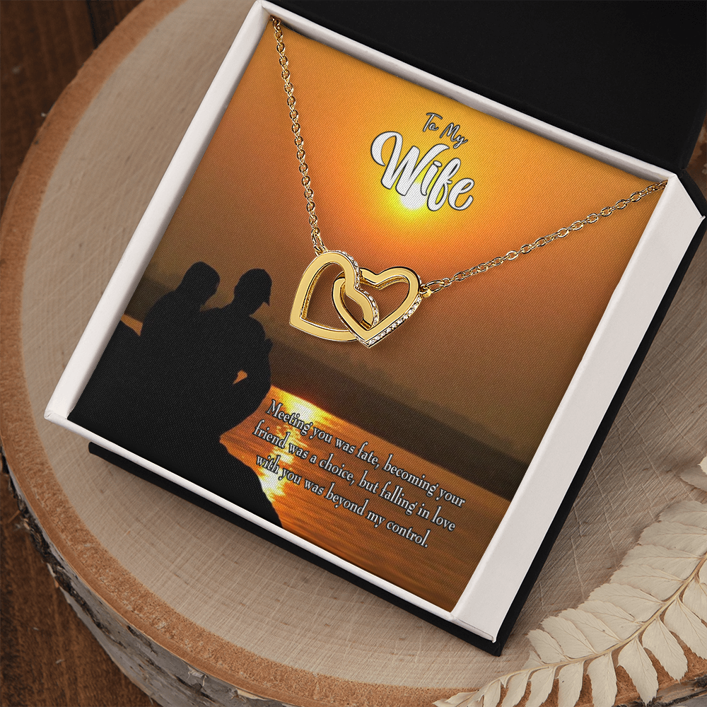 To My Wife You're my Fate Inseparable Necklace-Express Your Love Gifts