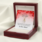 To My Wife You’re My Girl Alluring Ribbon Necklace Message Card-Express Your Love Gifts