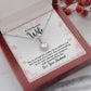 To My Wife You're Not Just the Mother of My Children Eternal Hope Necklace Message Card-Express Your Love Gifts