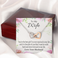 To My Wife You’re The Best Gift Inseparable Necklace-Express Your Love Gifts