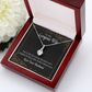 To My Wife You’re The Love of My Life Alluring Ribbon Necklace Message Card-Express Your Love Gifts