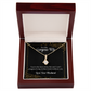To My Wife You’re The Love of My Life Alluring Ribbon Necklace Message Card-Express Your Love Gifts