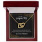 To My Wife You’re The Love of My Life Inseparable Necklace-Express Your Love Gifts