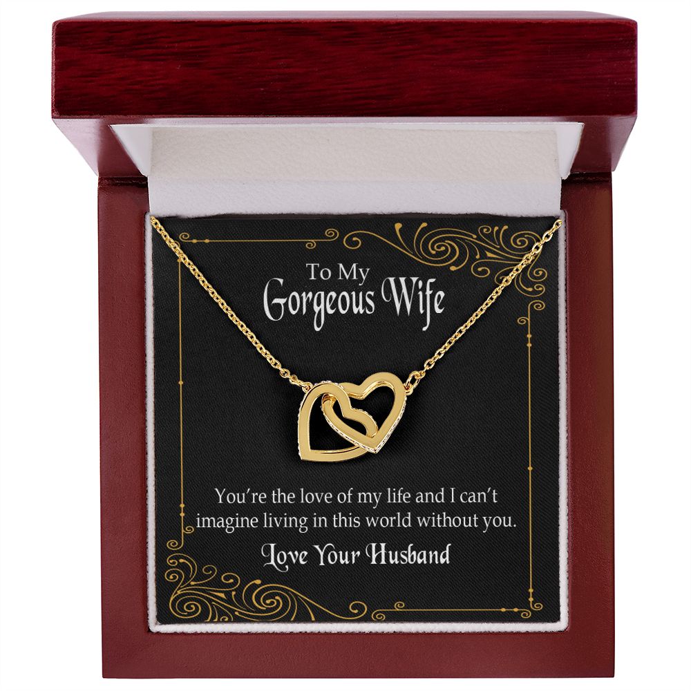 To My Wife You’re The Love of My Life Inseparable Necklace-Express Your Love Gifts