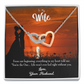 To My Wife You're the One! Inseparable Necklace-Express Your Love Gifts