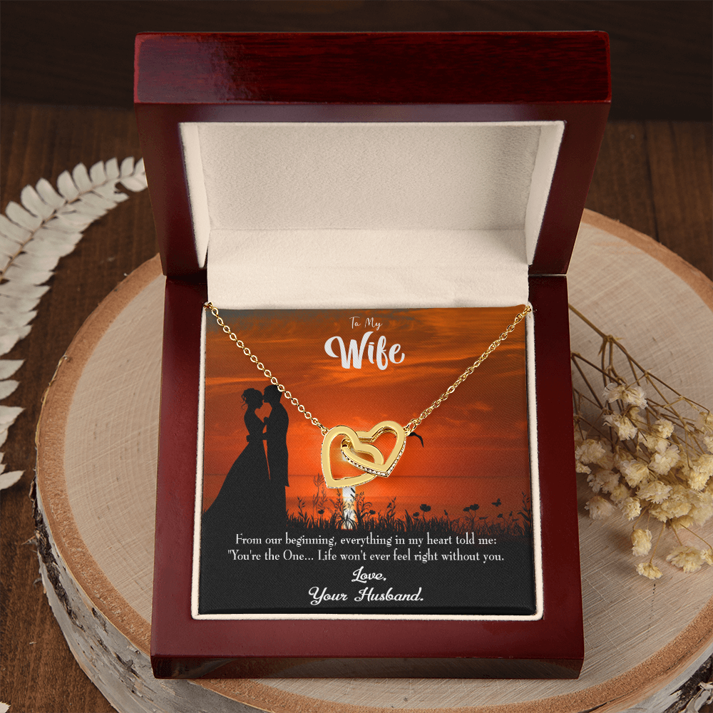 To My Wife You're the One! Inseparable Necklace-Express Your Love Gifts