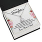To Our Daughter We Love You Eternal Hope Necklace Message Card-Express Your Love Gifts