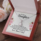 To Our Daughter We Love You Eternal Hope Necklace Message Card-Express Your Love Gifts
