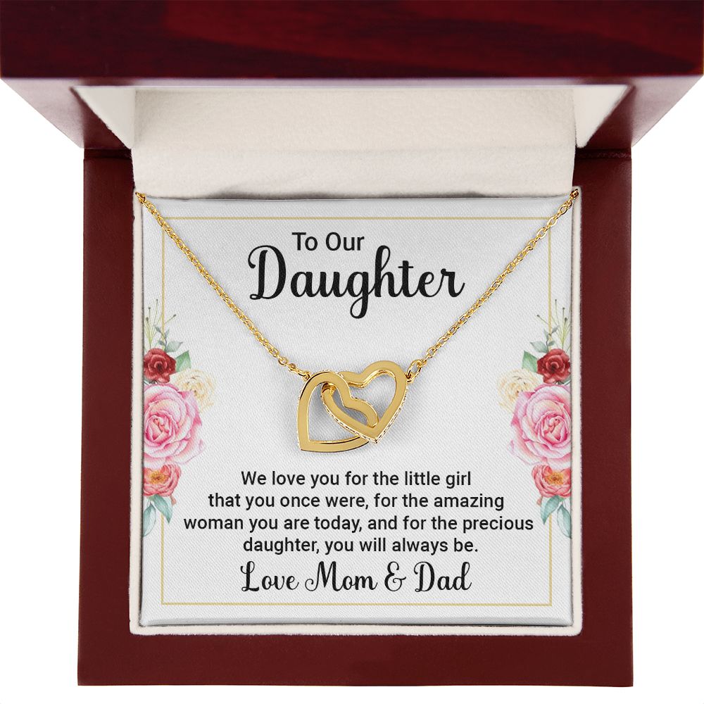 To Our Daughter We Love You Inseparable Necklace-Express Your Love Gifts
