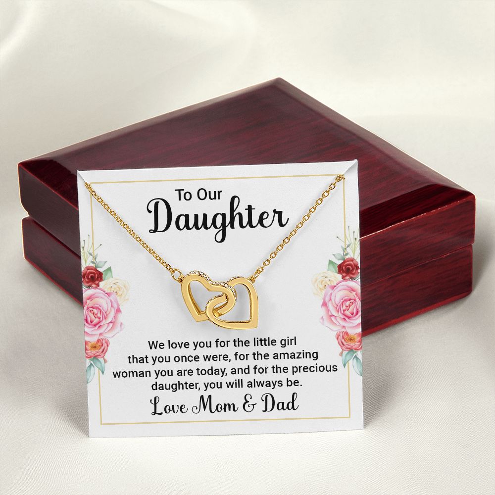 To Our Daughter We Love You Inseparable Necklace-Express Your Love Gifts