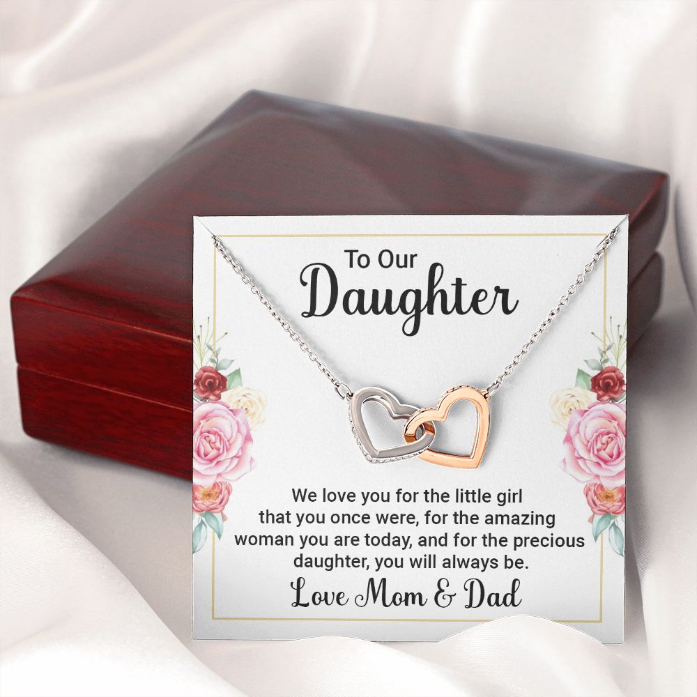 To Our Daughter We Love You Inseparable Necklace-Express Your Love Gifts