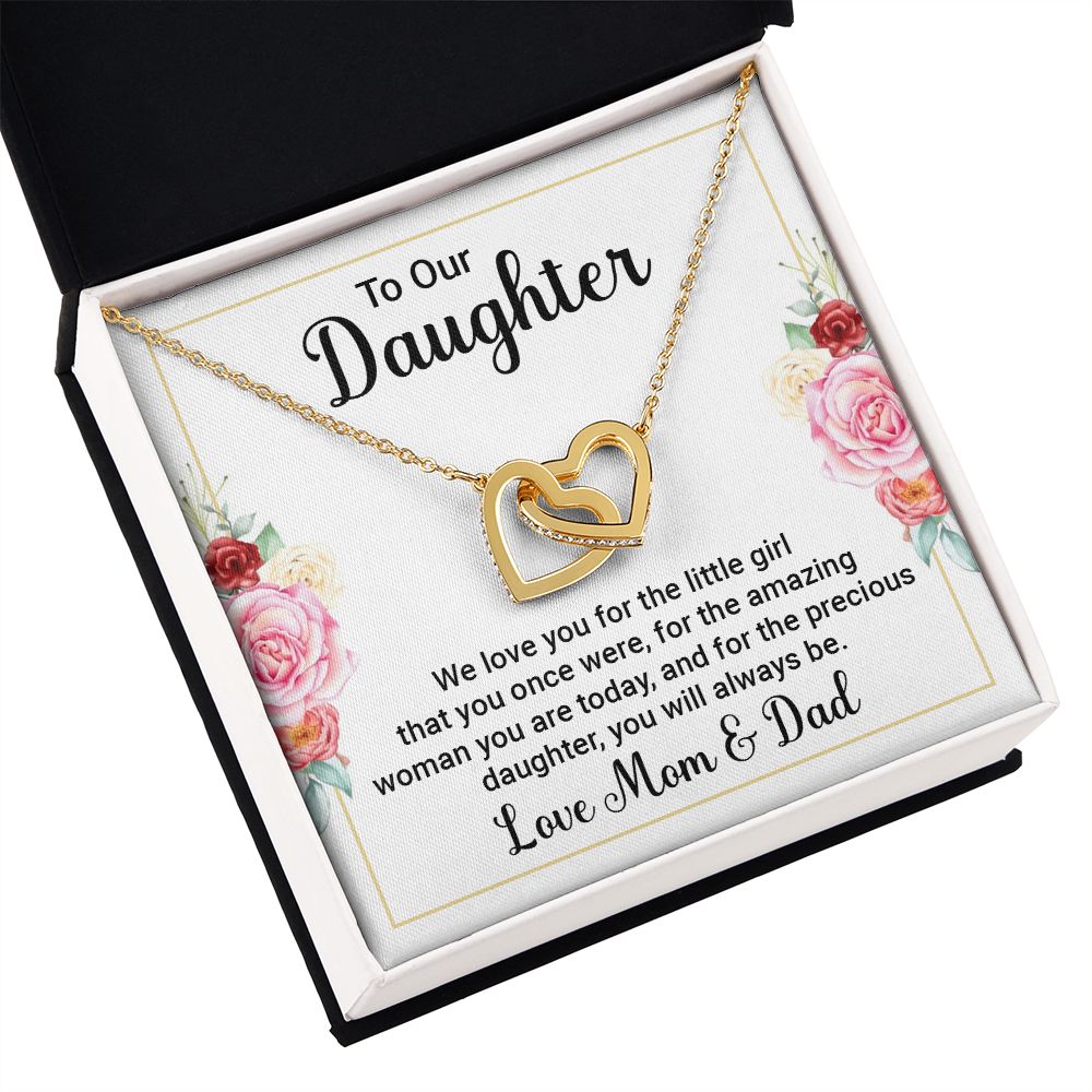 To Our Daughter We Love You Inseparable Necklace-Express Your Love Gifts