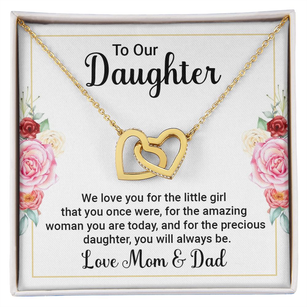 To Our Daughter We Love You Inseparable Necklace-Express Your Love Gifts