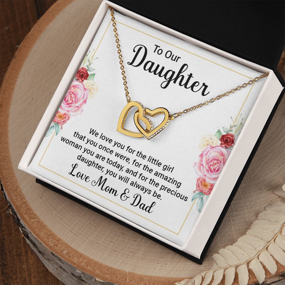 To Our Daughter We Love You Inseparable Necklace-Express Your Love Gifts