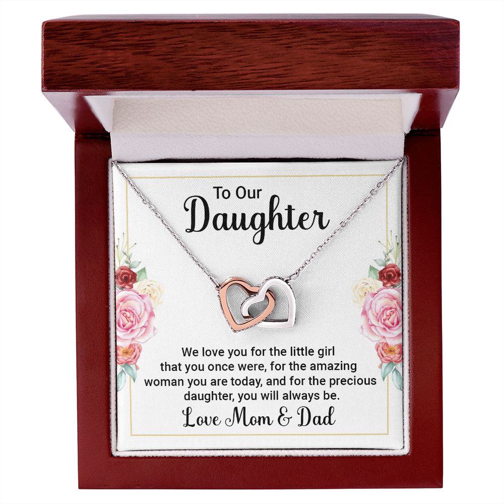 To Our Daughter We Love You Inseparable Necklace-Express Your Love Gifts