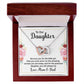 To Our Daughter We Love You Inseparable Necklace-Express Your Love Gifts