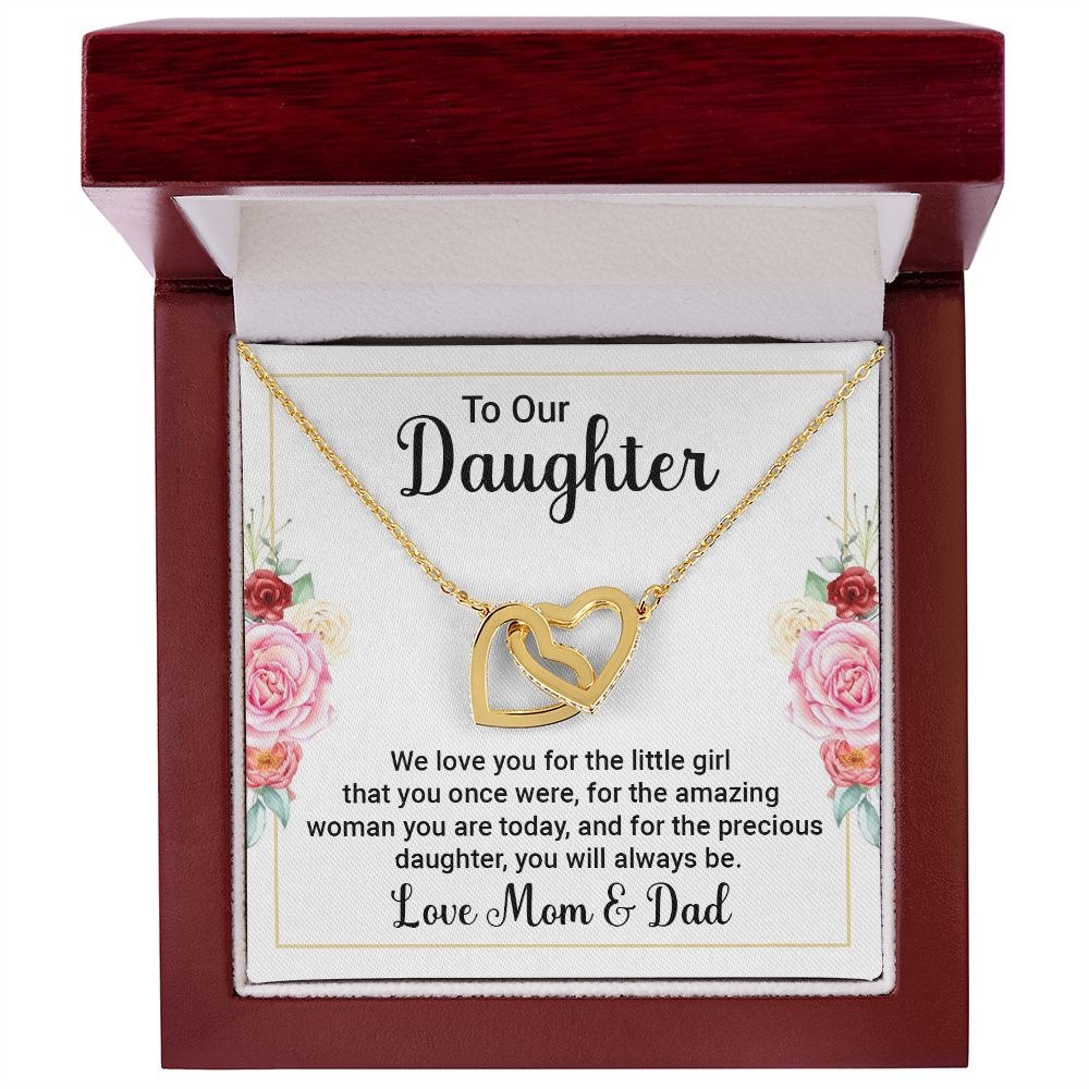 To Our Daughter We Love You Inseparable Necklace-Express Your Love Gifts
