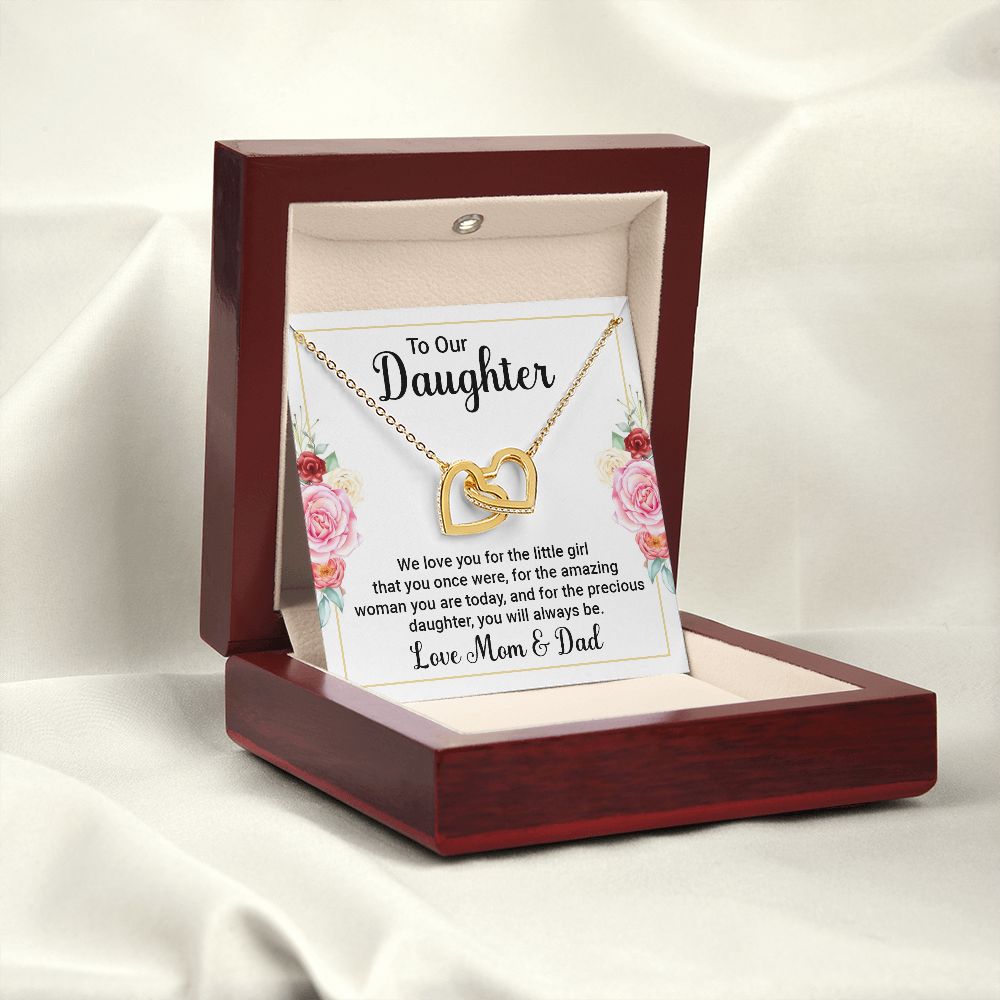 To Our Daughter We Love You Inseparable Necklace-Express Your Love Gifts