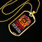 To Put Out Flames Firefighter Gift Stainless Steel or 18k Gold Dog Tag 24" Chain-Express Your Love Gifts