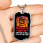 To Put Out Flames Firefighter Gift Stainless Steel or 18k Gold Dog Tag 24" Chain-Express Your Love Gifts
