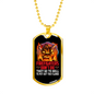 To Put Out Flames Firefighter Gift Stainless Steel or 18k Gold Dog Tag 24" Chain-Express Your Love Gifts