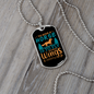 To Ride a Horse is to Fly Without Wings Horse Necklace Stainless Steel or 18k Gold Dog Tag 24" Chain-Express Your Love Gifts