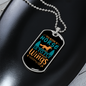 To Ride a Horse is to Fly Without Wings Horse Necklace Stainless Steel or 18k Gold Dog Tag 24" Chain-Express Your Love Gifts