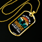 To Ride on a Horse Horse Necklace Stainless Steel or 18k Gold Dog Tag 24" Chain-Express Your Love Gifts